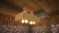 Place slightly fewer light blocks for a more cozy ambient (Image via Sportskeeda Gaming || Mojang Studios)